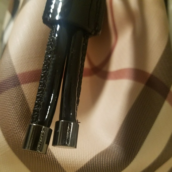 Burberry #11202 Nova Check Pattern Hobo Tote - Picture 4 of 6